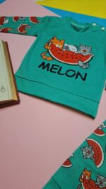 بلوز شلوار یلدایی هندونه و حیوانات - تصویر 2