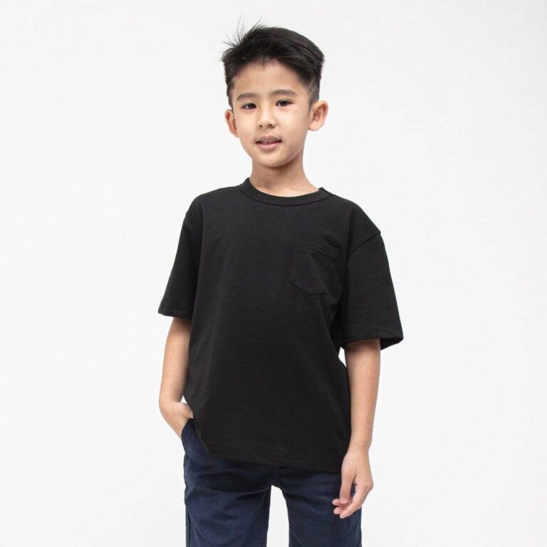 تیشرت تک جیب مشکی