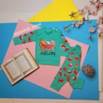 بلوز شلوار یلدایی هندونه و حیوانات - تصویر 3