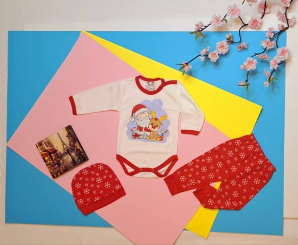 سه تیکه نوزادی طرح کریسمس