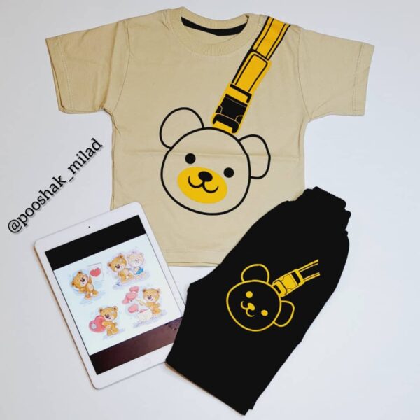 تیشرت و شلوارک خرس بندی