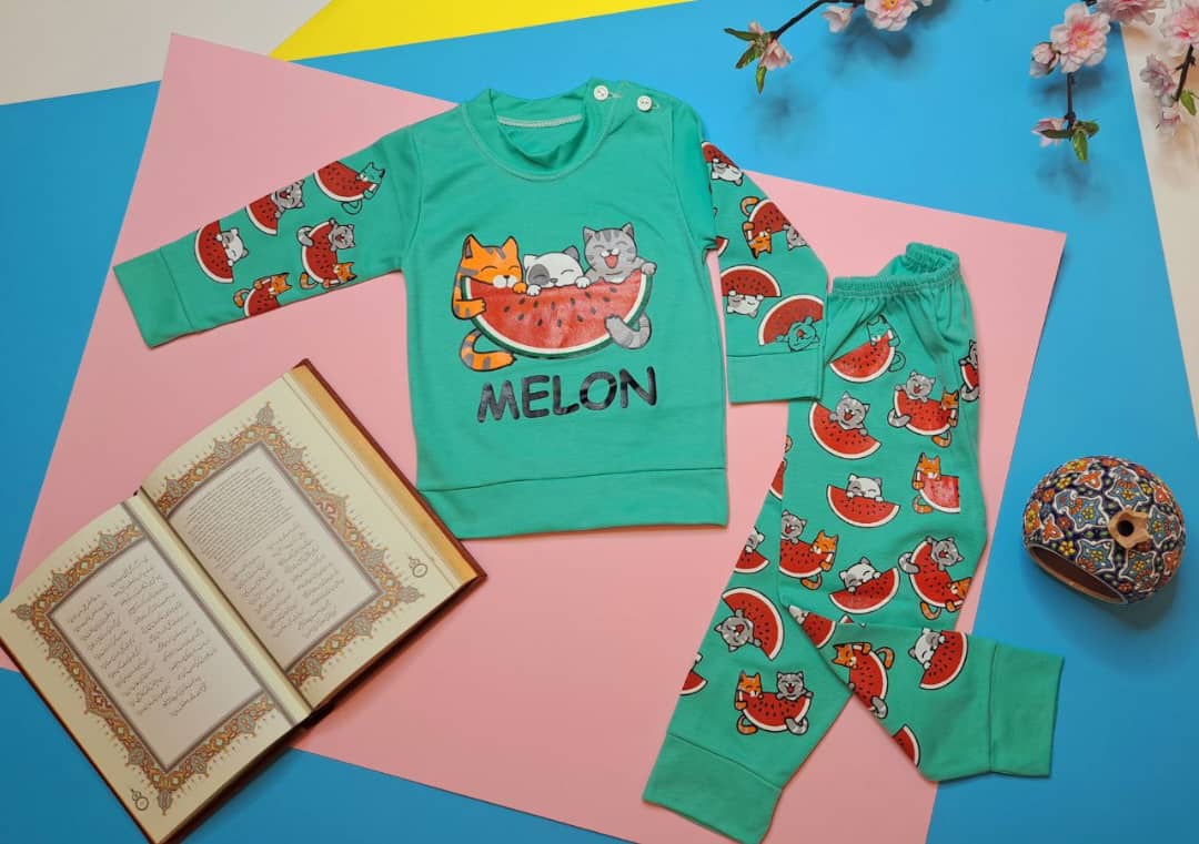 بلوز شلوار یلدایی هندونه و حیوانات