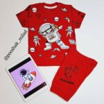 تیشرت شلوارک تمام چاپ فضانورد - تصویر 7