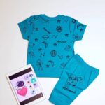 تیشرت شلوارک تمام چاپ فضانورد - تصویر 2