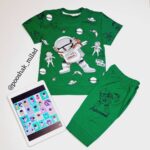 تیشرت شلوارک تمام چاپ فضانورد - تصویر 5