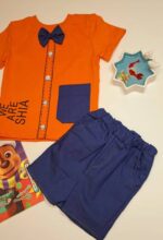 تیشرت شلوارک پاپیون دار - تصویر 4