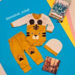 سه تکه نوزادی طرح ببر