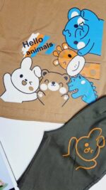 تیشرت و شلوارک فیل و زرافه - تصویر 4