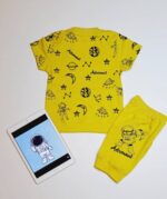 تیشرت شلوارک تمام چاپ فضانورد - تصویر 3