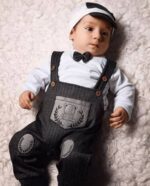 سه تيكه پاپيون دار طرح خرس