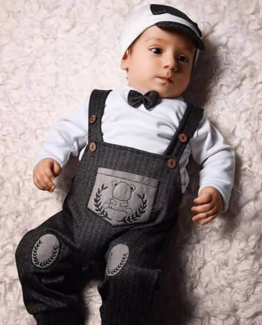 07b8ec9a-4d57-4d19-af0f-98b58e1cc20d سه تيكه پاپيون دار طرح خرس