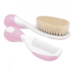 ست برس و شانه نوزادي برند چيكو طرح ساده