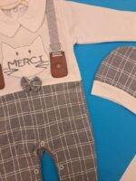 سرهمی ساسبند دار چرم طرح گربه+کلاه - تصویر 5