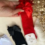 جوراب زنبوری پاپیون دار - تصویر 5