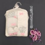 ست هفت تيكه بيمارستاني طرح تاج نگین دار - تصویر 4