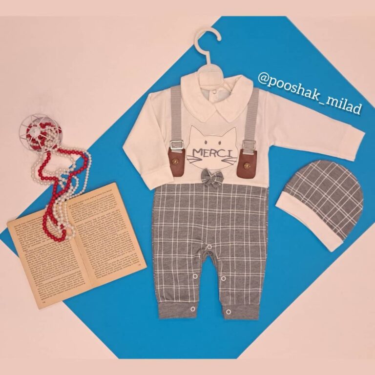 سرهمی ساسبند دار چرم طرح گربه+کلاه