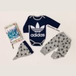 سه تیکه نوزادی طرح آدیداس - تصویر 2