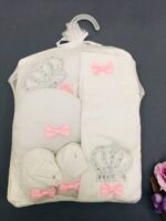 ست هفت تيكه بيمارستاني طرح تاج نگین دار - تصویر 2