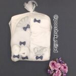 ست هفت تيكه بيمارستاني طرح تاج نگین دار - تصویر 7